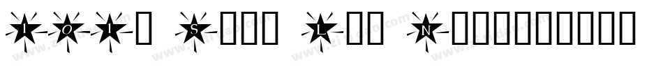 101! Star Lit Nght字体转换